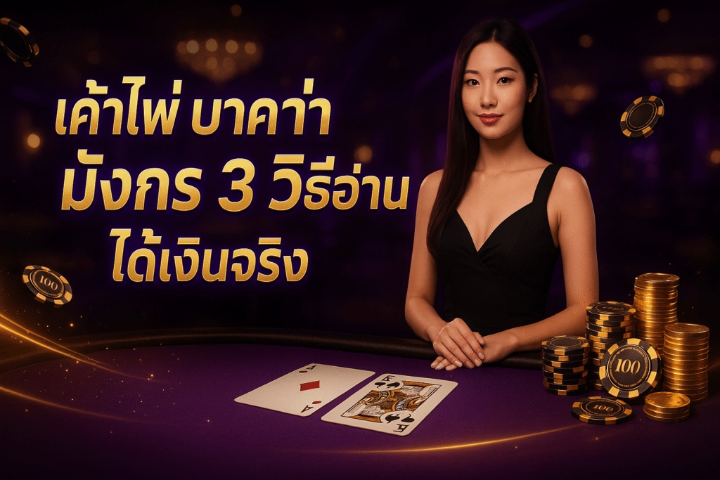 เค้าไพ่ บาคาร่า มังกร