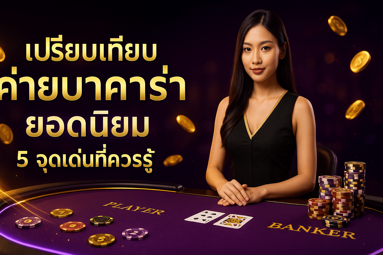 เปรียบเทียบ ค่ายบาคาร่า ยอดนิยม